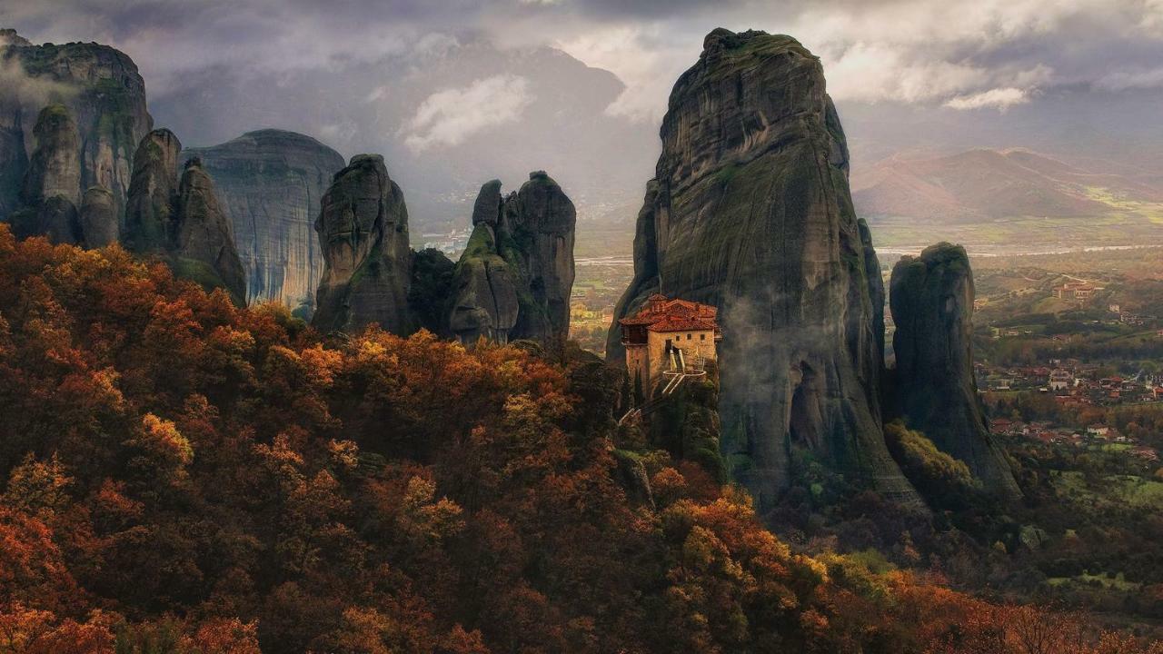 Meteora Olio Hills Apartment Kalampáka Eksteriør bilde